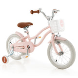 12 Inch Kids Bike with Training Wheels for Boys Girls Ages 3-8 Years-12 inches