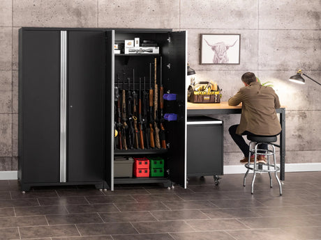 36 In. Secure Gun Cabinet with Accessories