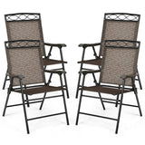 Set of 4 Patio Folding Chairs