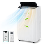 14000 BTU Portable Air Conditioner 4-in-1 Smart WiFi Enabled Home AC Unit with Heat