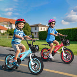 14 Inch Kids Bike with Adjustable Handlebar and Saddle for 3-5 Years Old-14 inches