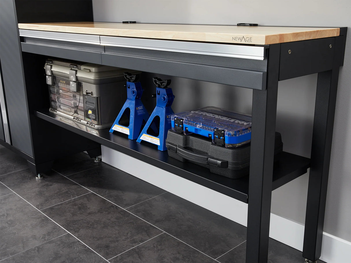 Bold Series 8 Piece Set with 30 in Locker, Wall Cabinet and Worktop