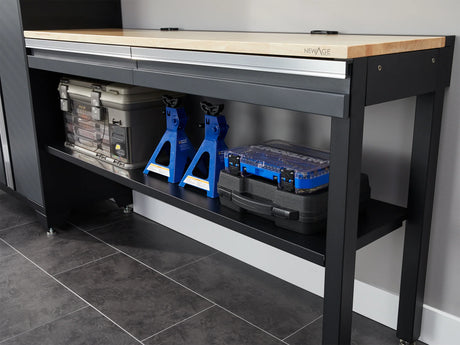 Bold Series 8 Piece Set with 30 in Locker, Wall Cabinet and Worktop
