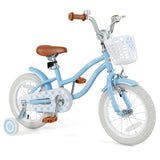 14 Inch Kids Bike with Adjustable Handlebar and Seat for 3-5 Year Old