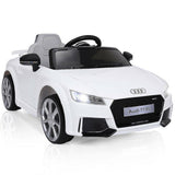 12V Kids Electric Ride on Car with Remote Control and Music Function-White