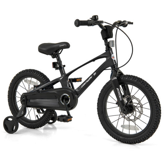 16 Inch Kids Bike Lightweight with 2 Removable Training Wheels for Aged 4-7-16 inches