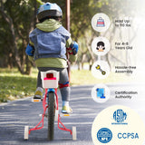 16 Inch Kids Bike with Training Wheels and Storage Basket-16 inches