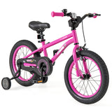 16-Inch Kids Bike for 4-7 Years Old Adjustable with Removable Training Wheels-16 inches