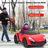 12V 2.4G RC Electric Vehicle with Lights-Red