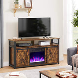 18 Inch Electric Fireplace Insert Fireplace Heater with Overheat Protection