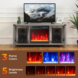 18 Inch Electric Fireplace Insert Fireplace Heater with Overheat Protection