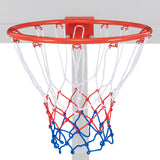 18 Inch Basketball Rim Goal Replacement with All Weather Net and Mounting Hardware-Orange