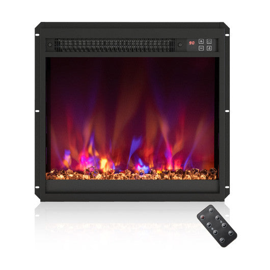 18/23/26 Inch 1500W Electric Fireplace Insert with Remote Control-18 inches