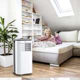 9000 BTU 3 in 1 Portable Air Conditioner with Fan and Dehumidifier-White