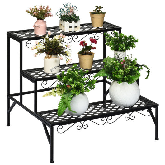 3 Tiers Metal Decorative Plant Stand