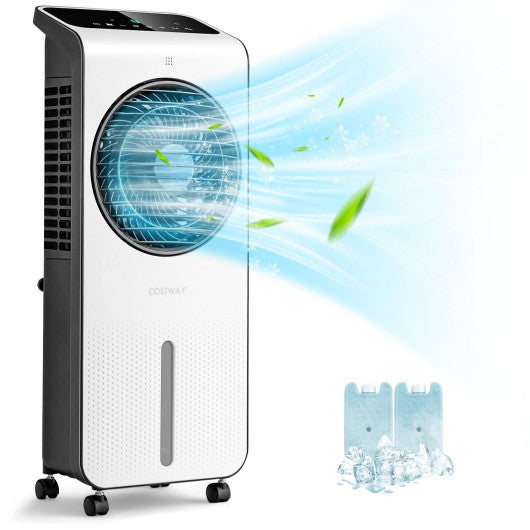 3-in-1 Evaporative Air Cooler with 12H Timer Remote-White