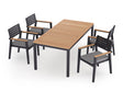 Rhodes 4 Seater Dining Set with 72 In. Table