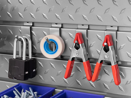 Steel Slatwall 20-Piece Accessory Kit