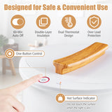 20L Hot Towel Bucket with 1-Minute Quick Heating and 60-Minute Auto Shut off-White