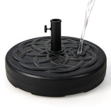 22 Inch Fillable Heavy-Duty Round Patio Umbrella Base Stand