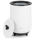 23L Large Luxury Bucket-Style Towel Warmer with Fragrant Disc Holder-Black