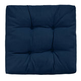 21 Inch x 21 Inch Patio Chair Seat Cushion Pads for Indoor and Outdoor-Navy