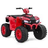 24V Kids Ride-On Electric ATV with Wireless Connection for Toddlers 3-8 Years Old-Red