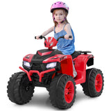 24V Kids Ride-On Electric ATV with Wireless Connection for Toddlers 3-8 Years Old-Red