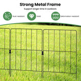 25 Pack Rustproof Decorative Garden Fence Set for Dog Flower bed