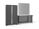 Bold Series 2 Piece Cabinet Set with Project Center and 42 In. Locker