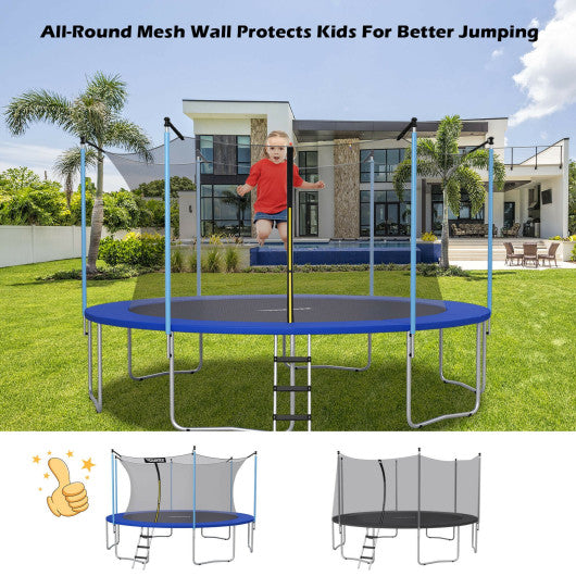 Replacement Weather-Resistant Trampoline Safety Enclosure Net-8 ft