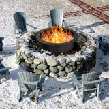 36 inch Round Steel Fire Pit Ring Line for Outdoor Backyard