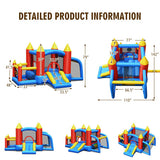 Kid Inflatable Slide Jumping Castle Bounce House with 740w Blower