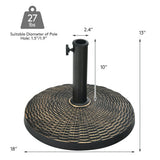 27 lbs Patio Market Umbrella Base Stand