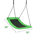 60 Inch Platform Tree Swing 700 lbs for Kids and Adults-Green