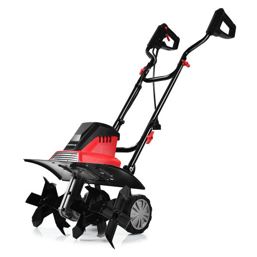 17-Inch 13.5 Amp Corded Electric Tiller and Cultivator 9-Inch Tilling Depth