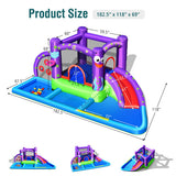 Inflatable Water Slide Castle without Blower