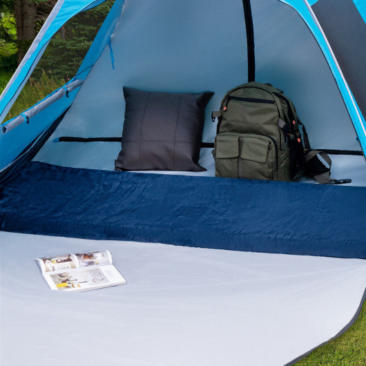 Lightweight Portable Memory Camping Mattress with Carrying Bag-Navy