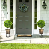 Artificial Ball Tree set of 2 with Natural Look and Water Resistance