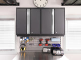 Pro Series 8 Piece Cabinet Set with Wall, Base, Multi-Function Cabinet, Lockers and 84 In. Worktop