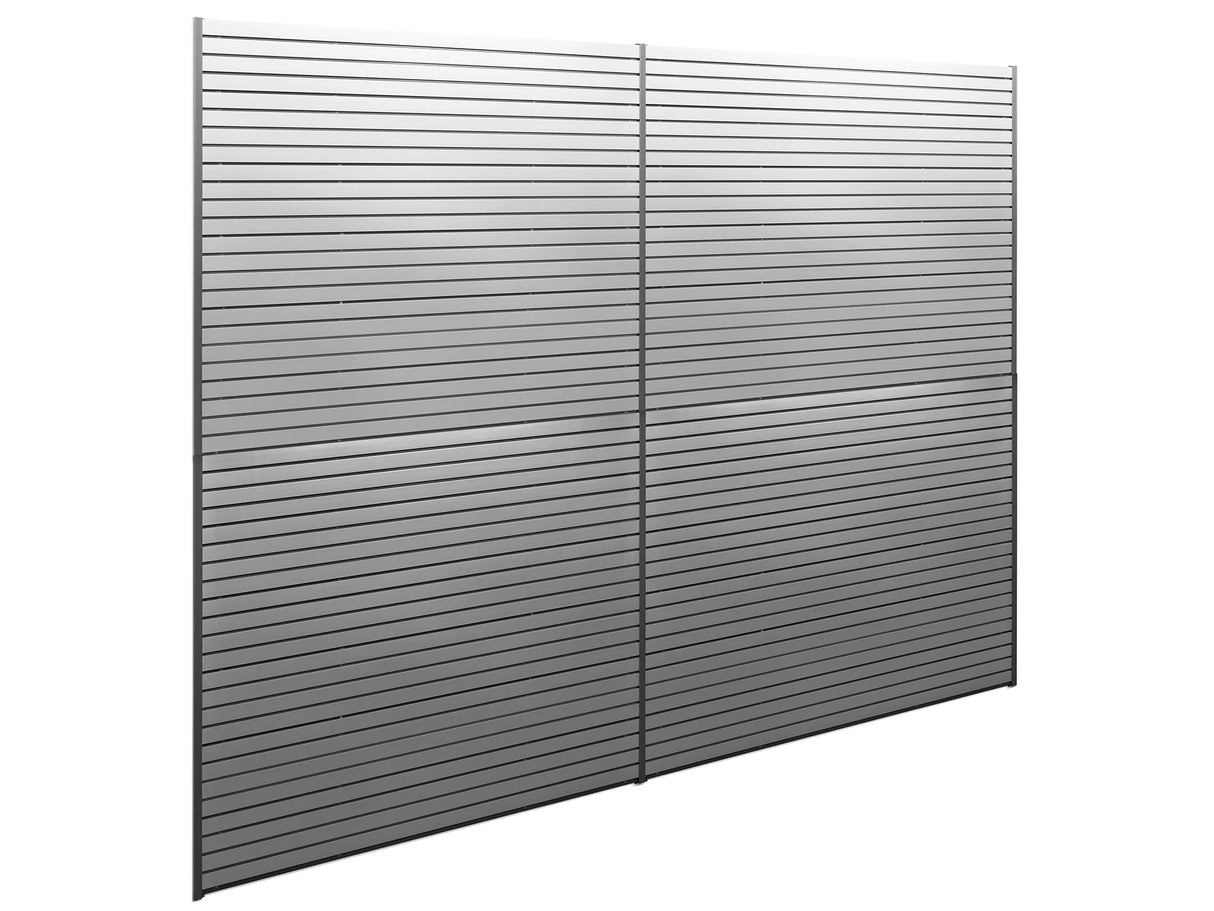 160 SQ. FT. PVC Slatwall with 40-Piece Accessory Kit