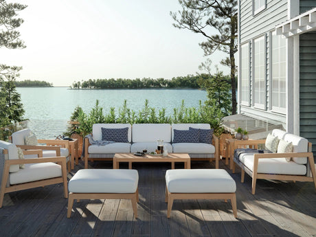 Lakeside 6 Seater Chat Set with Coffee Table and Side Table