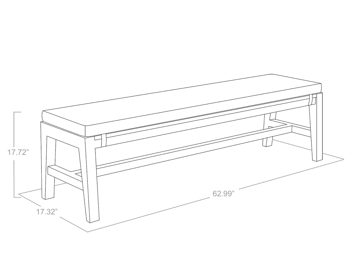 Rhodes Dining Bench