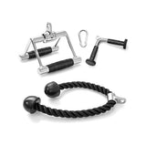 3-Piece Cable Machine Attachment Set for Home Gym