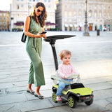 3-in-1 Licensed Volkswagen Ride on Push Car with 3-Position Adjustable Push Handle-Green