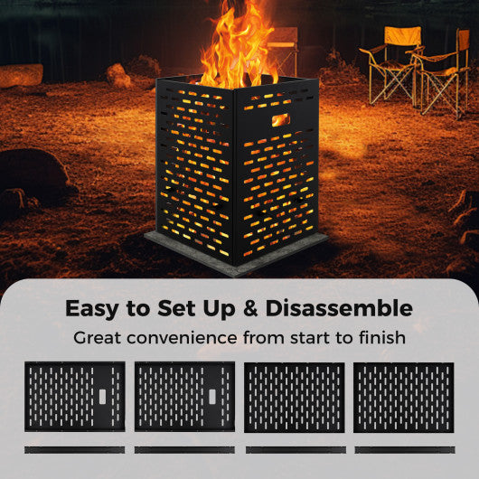 30 Inches Ultra Thick Burn Barrel with Venting Patterns and 4 Cross Braces