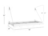 Pro Series 2 Ft. X 4 Ft. Wall Mounted Steel Shelf