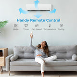 36000 BTU 3 Zone 19 SEER2 Mini Split AC with Heat Pump-12K + 12K + 24K
