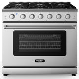 36 Inches Freestanding Natural Gas Range with 6 Burners Cooktop