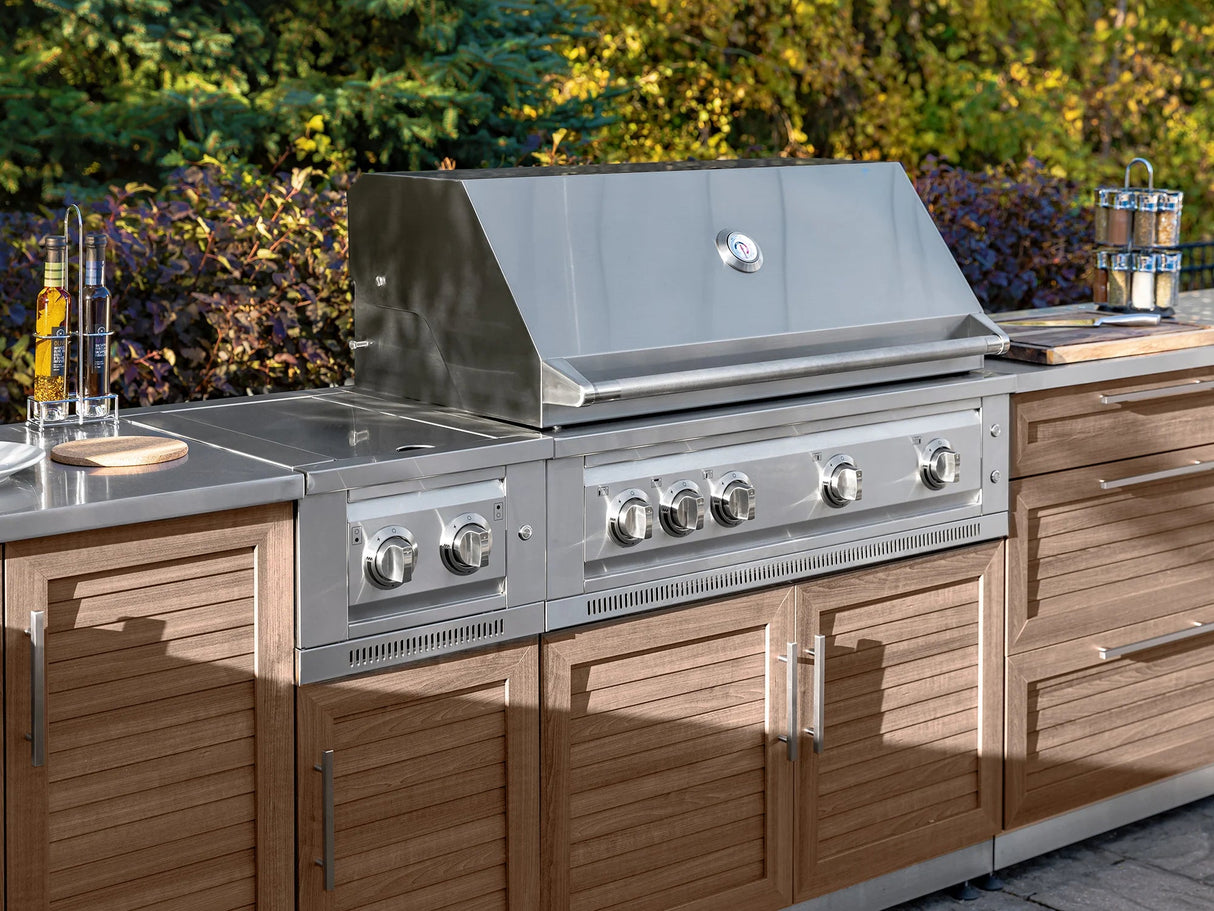 Outdoor Kitchen Aluminum Platinum Dual Side Burner